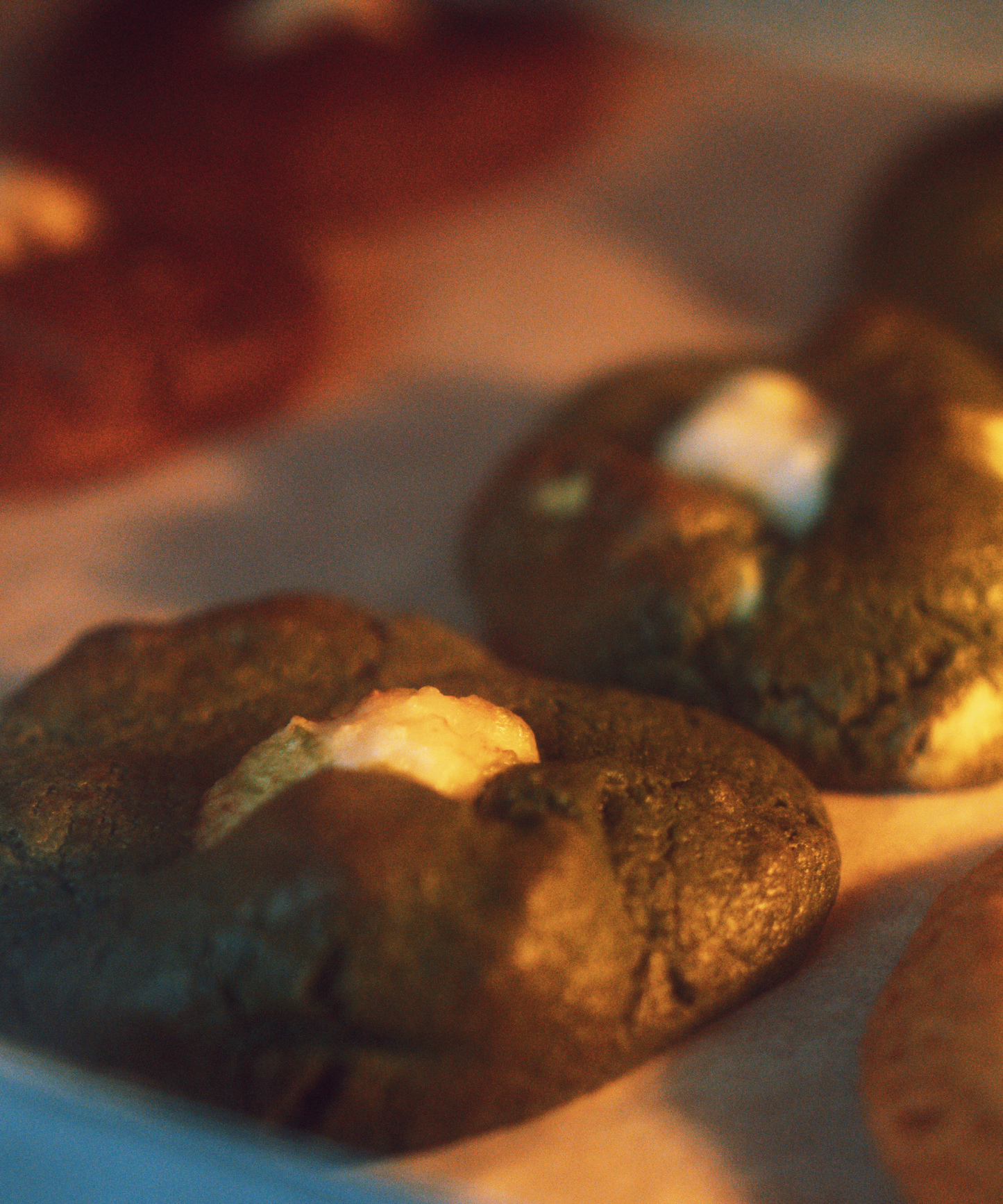 Dark Chocolate Mochi Cookie